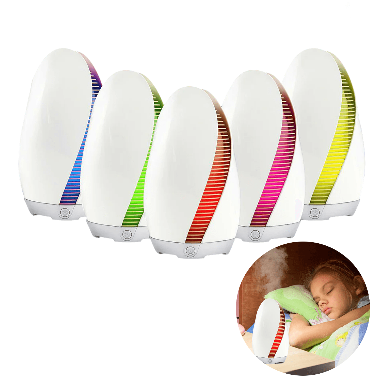 Electric Diffusers for Essential Oils - Ultrasonic Essential Oil Aroma Diffuser Portable Air Mist Humidifier Purifier Apparel & Accessories - Tophatter Daily Deals