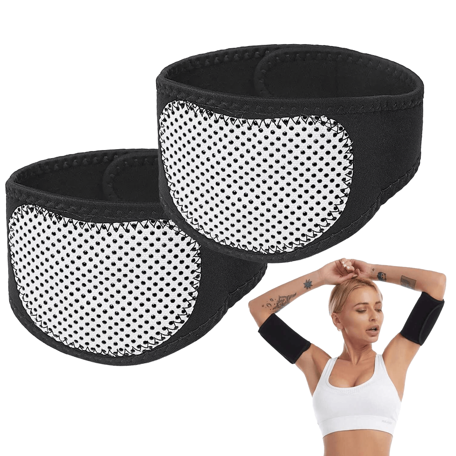 Arm Shaper Sleeve - Slimmaionix Arm Trimmers Body Slimmer Arm Trimmers Sauna Arm Bands Arm Shaper UK Exercise & Fitness Equipment Manuals - Tophatter Daily Deals