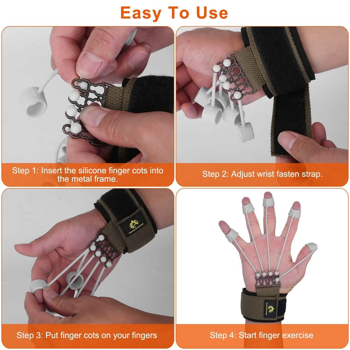 Finger Exerciser Hand Grip Strength Trainer Fitness & Exercise - Tophatter Daily Deals