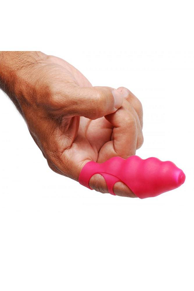 XR Brands - Frisky - Bang Her - Ripples Finger Vibe - Pink Sex Toy - Tophatter Daily Deals