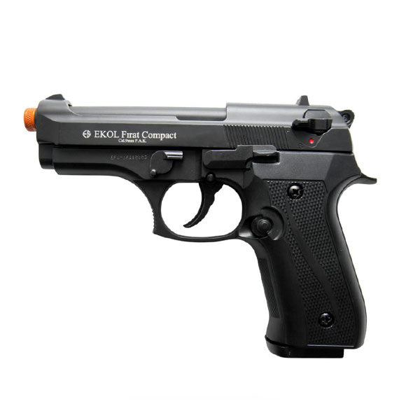 EKOL FIRAT V92F Compact Black - 9mm Front Firing Blank Gun - Tophatter's Weapons'N'Deals Blank Firing Replica Guns - Tophatter Daily Deals