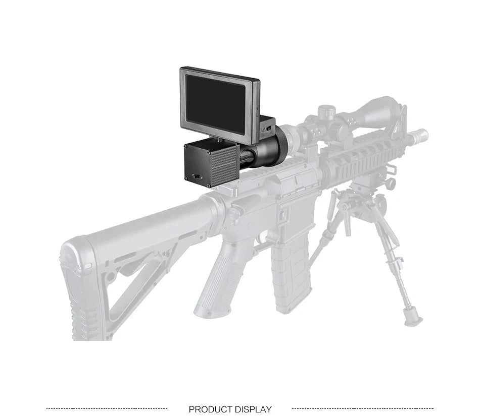 FIRE WOLF 4.3" NV RIFLESCOPE WITH CAMERA & IR - Tophatter's Army Deals OPTICS & SCOPES - Tophatter Daily Deals