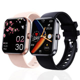 All In One Health Monitoring Smartwatch Durable Affordable Black - Tophatter Daily Deals