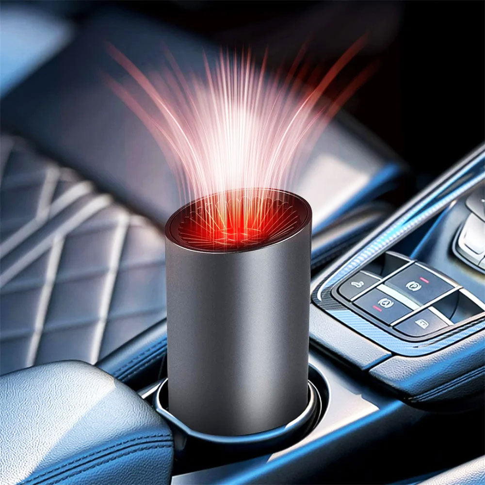 Windshield Defroster Fast Heating Car Plug 360 Adjustable Gray - Tophatter Daily Deals
