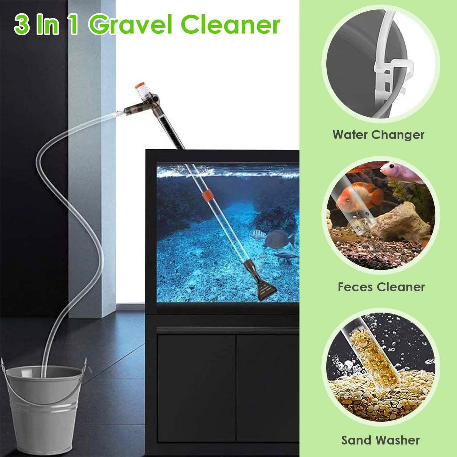 Fish Tank Gravel Cleaner Kit Pet Supplies - Tophatter Daily Deals