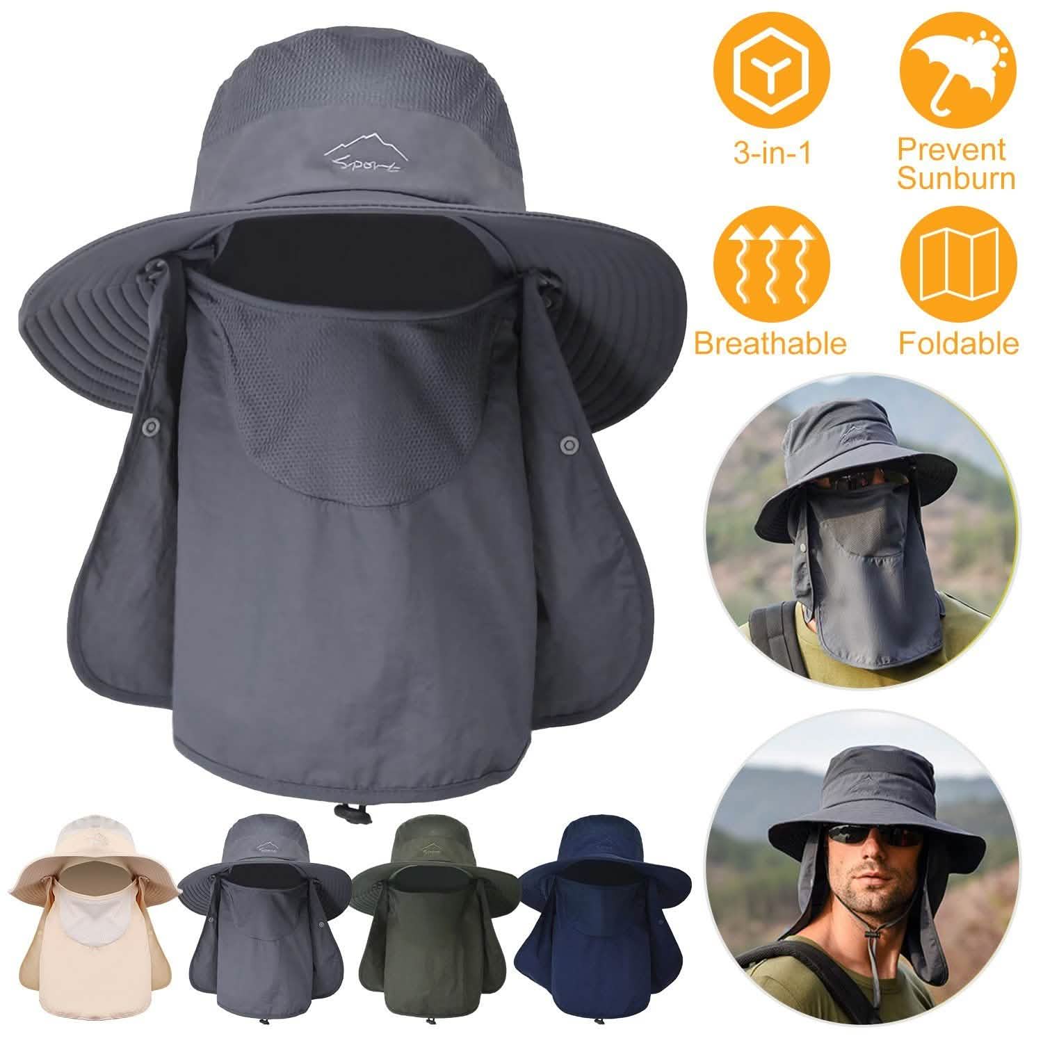 Fishing Bucket Hat Breathable Wide Brim Outdoor Recreation - Tophatter Daily Deals