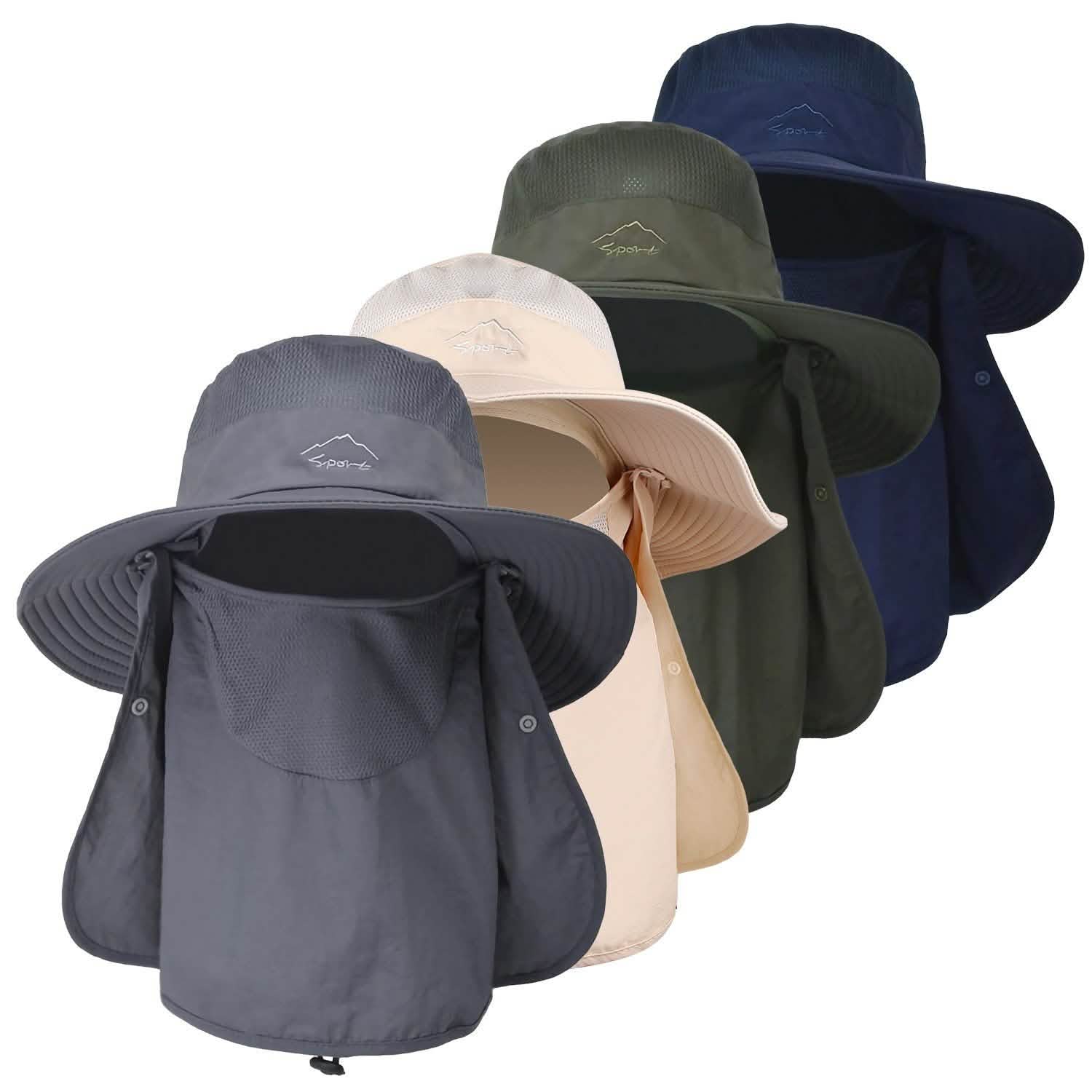 Fishing Bucket Hat Breathable Wide Brim Outdoor Recreation - Tophatter Daily Deals