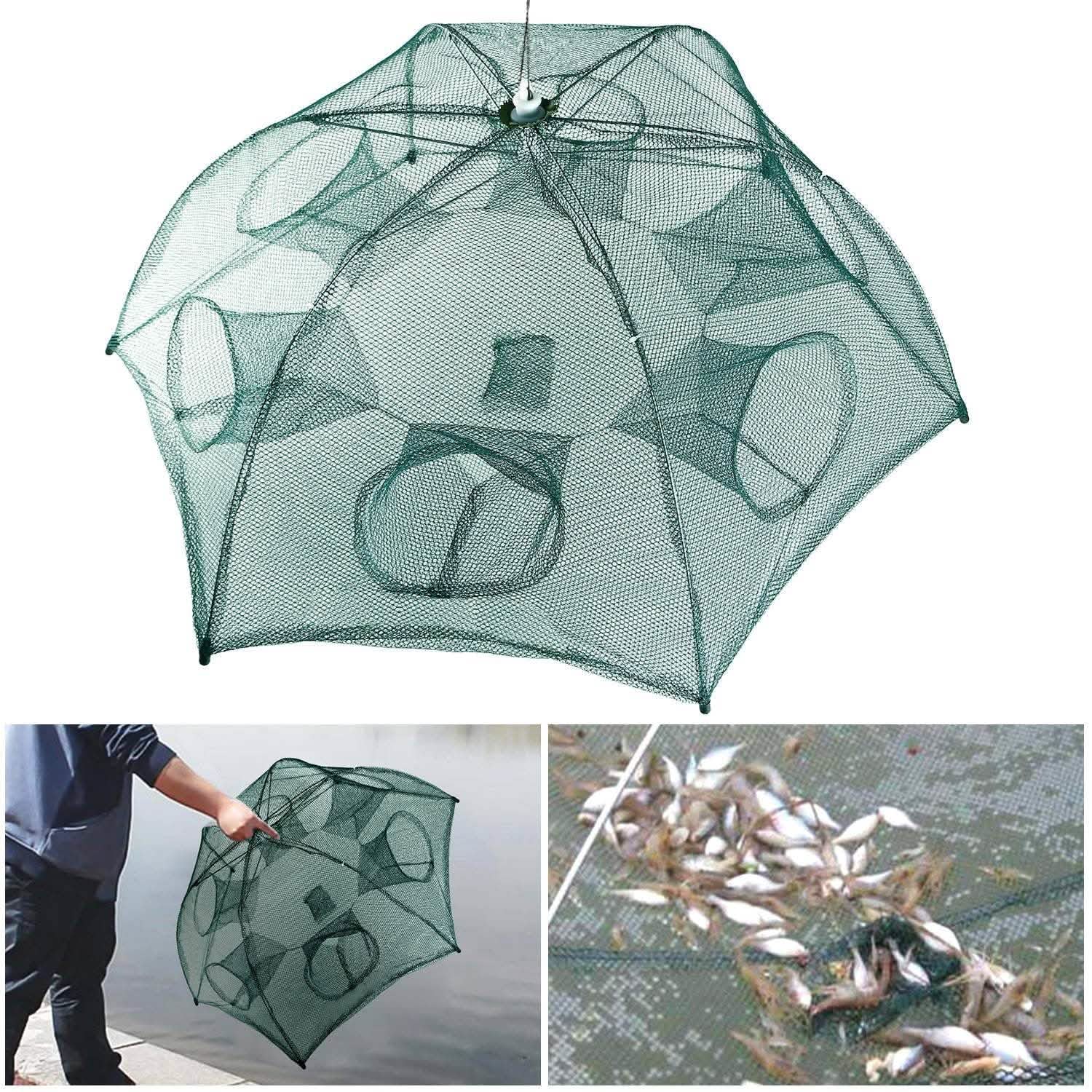 Fishing Trap Net Portable - Fishing Bait Trap Outdoor Recreation - Tophatter Daily Deals