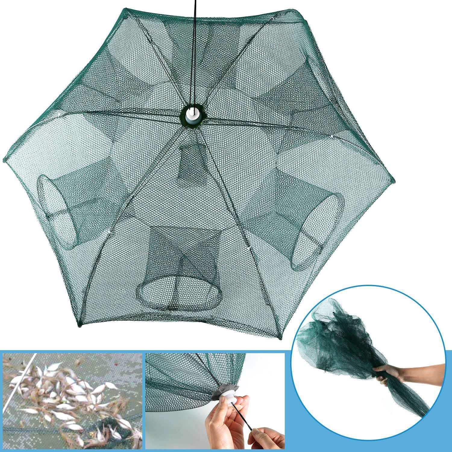 Fishing Trap Net Portable - Fishing Bait Trap Outdoor Recreation - Tophatter Daily Deals