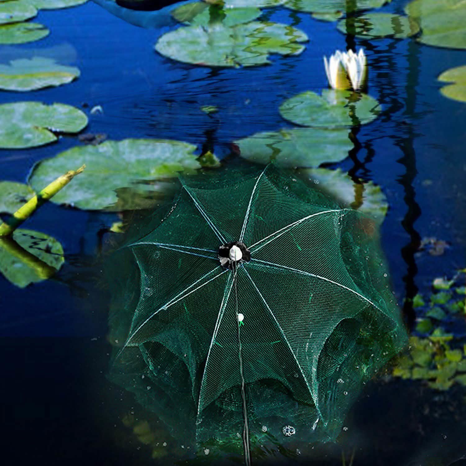 Fishing Trap Net Portable - Fishing Bait Trap Outdoor Recreation - Tophatter Daily Deals