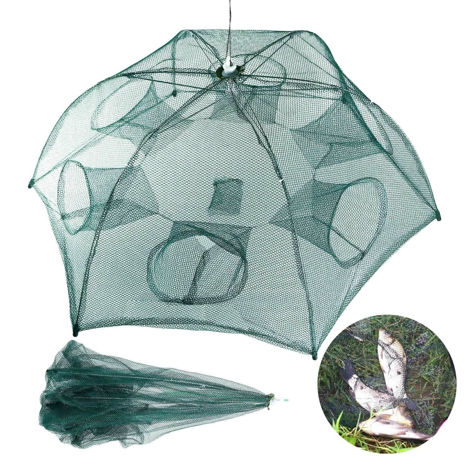 Fishing Trap Net Portable - Fishing Bait Trap Outdoor Recreation - Tophatter Daily Deals