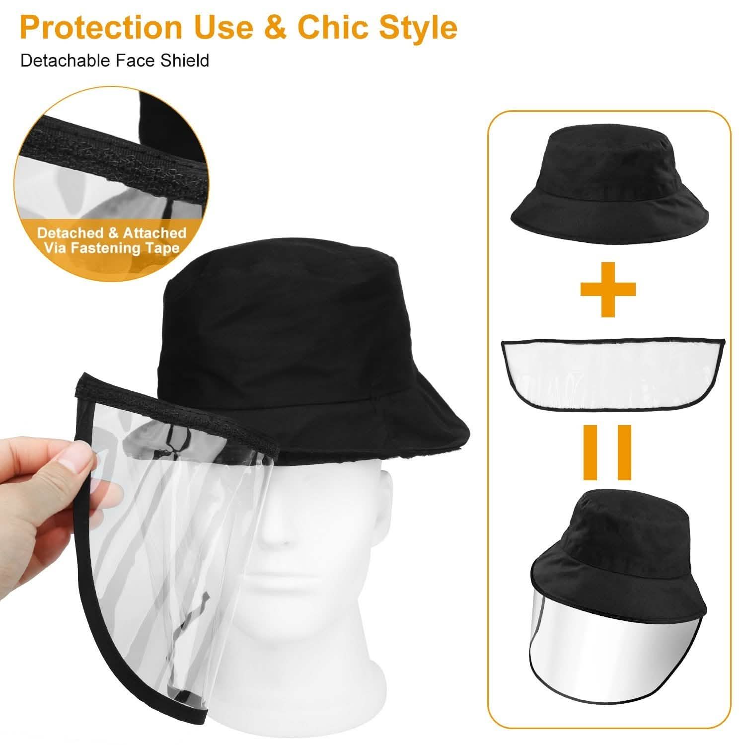 Fishman Hat Protective Face Shield Face Masks & PPE - Tophatter Daily Deals