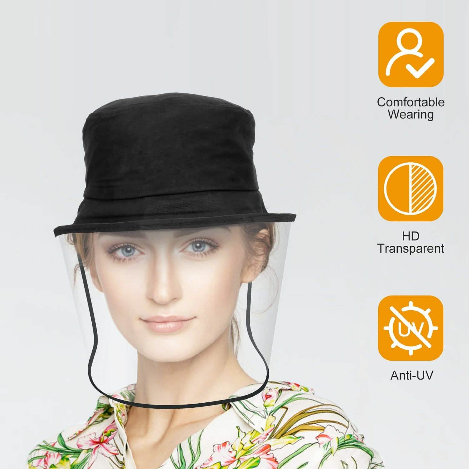 Fishman Hat Protective Face Shield Face Masks & PPE - Tophatter Daily Deals