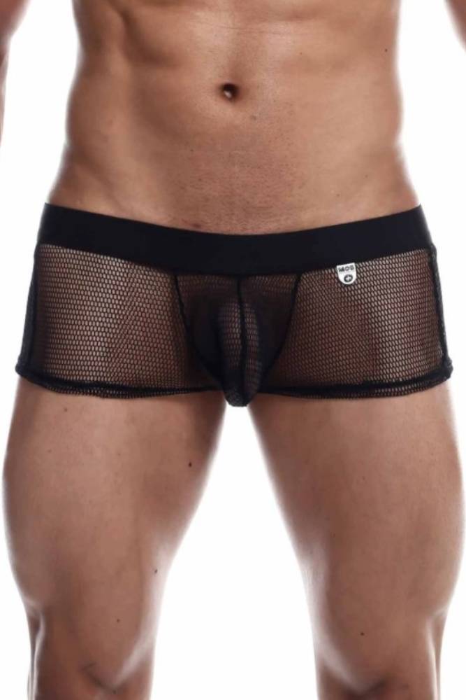 Male Basics - Fishnet Boxer - Black - MBL60 - Tophatter Daily Deals