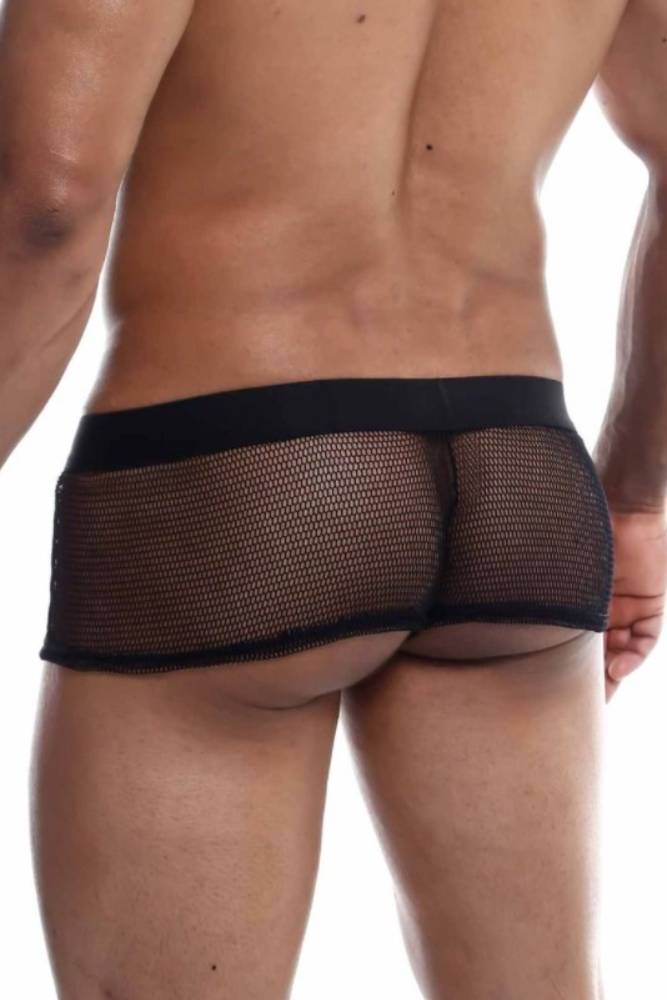 Male Basics - Fishnet Boxer - Black - MBL60 - Tophatter Daily Deals