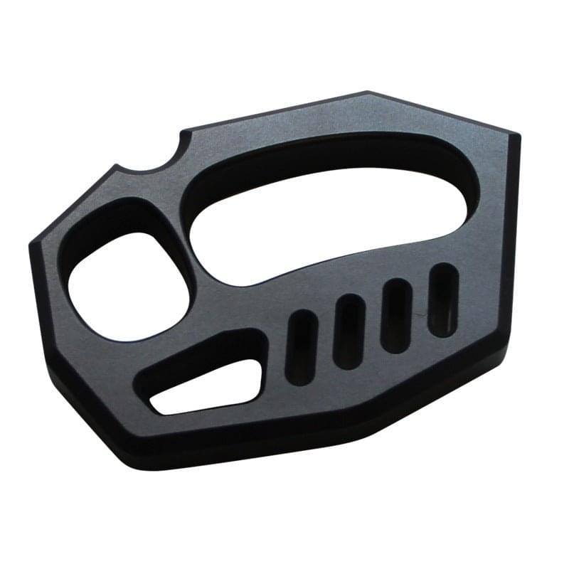 Fist Knuckles Black Aluminium Alloy Light - Cakra EDC Gadgets Brass Knuckles - Tophatter Daily Deals