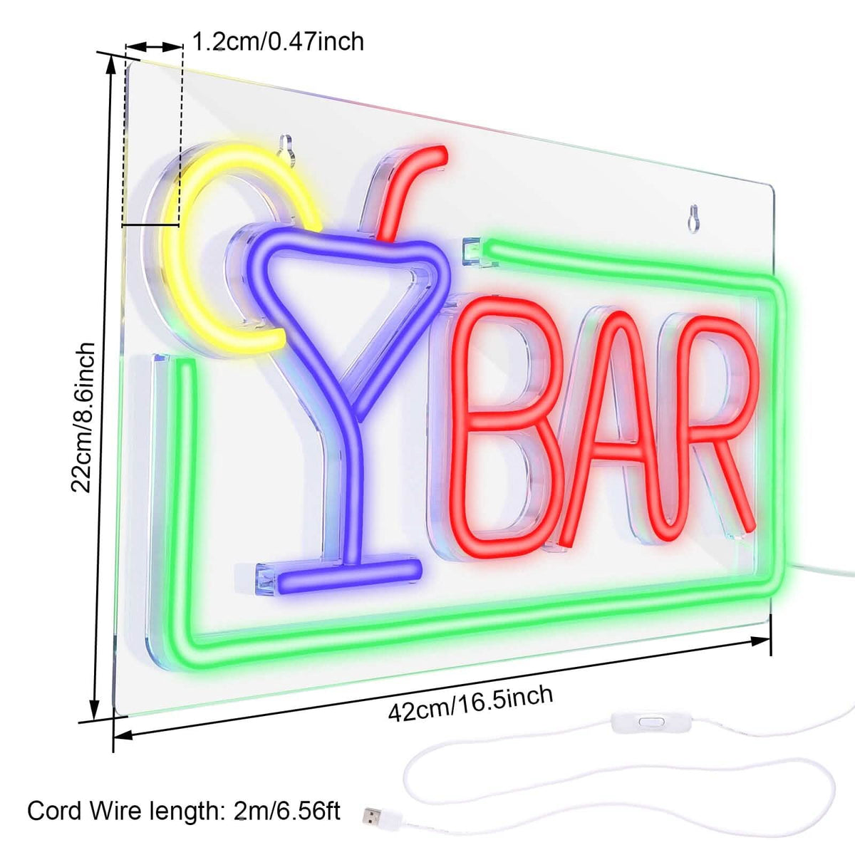 FITNATE 3D Art USB Powered LED Open Display Board Decorate Furniture & Decor - Tophatter Daily Deals
