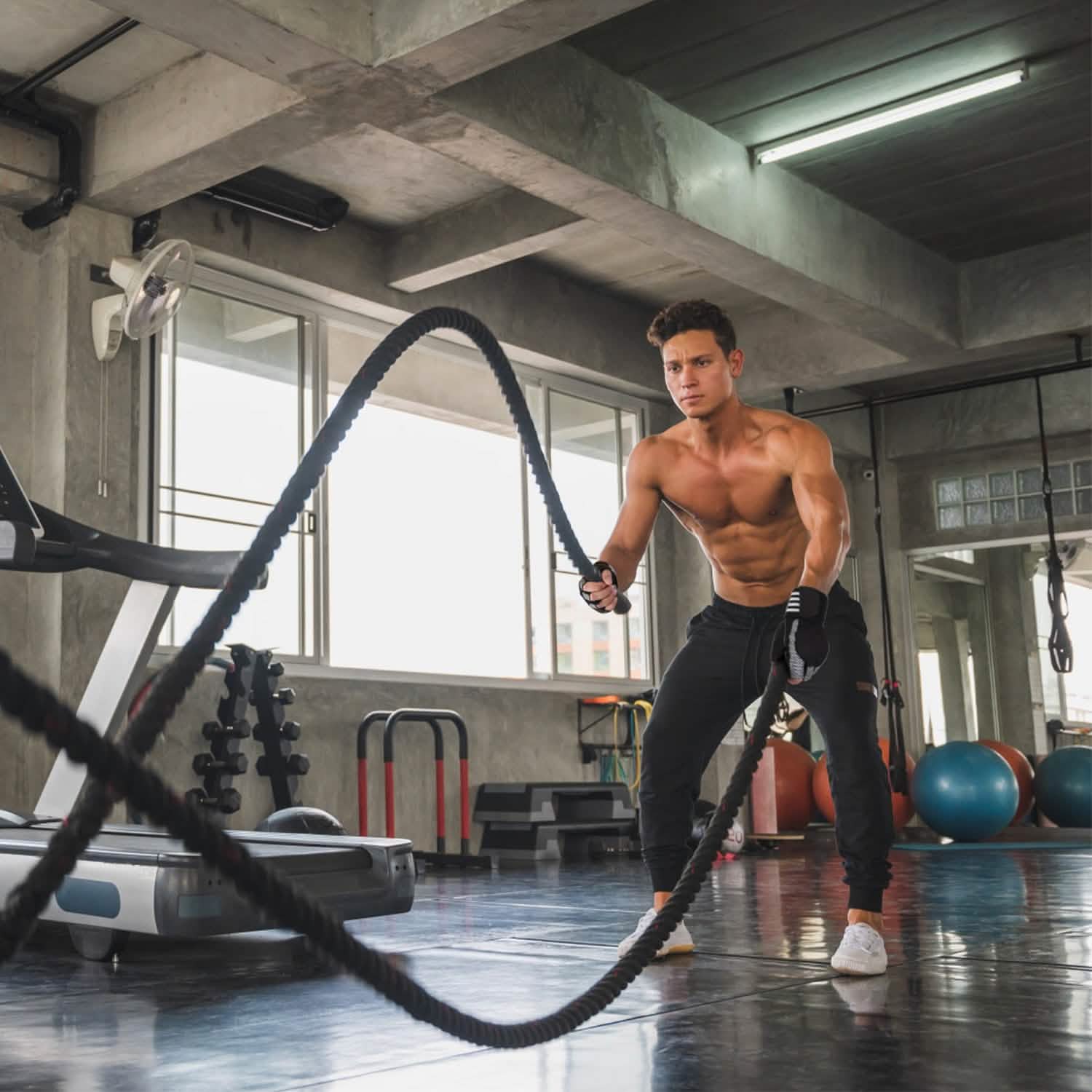 Fitness Workout Gloves with Wrist Wrap Strap Fitness & Exercise - Tophatter Daily Deals