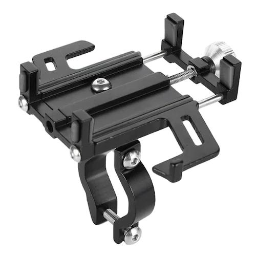 Five-Jaw Mobile Phone Holder Motorcycle Navigation Support Smartphone Bracket Black Phone Holder - Tophatter Daily Deals