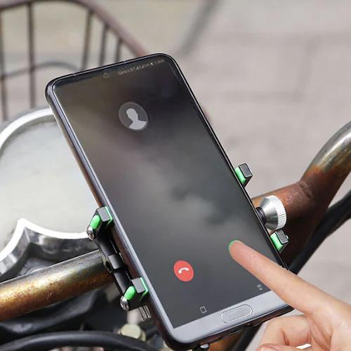 Five-Jaw Mobile Phone Holder Motorcycle Navigation Support Smartphone Bracket Phone Holder - Tophatter Daily Deals