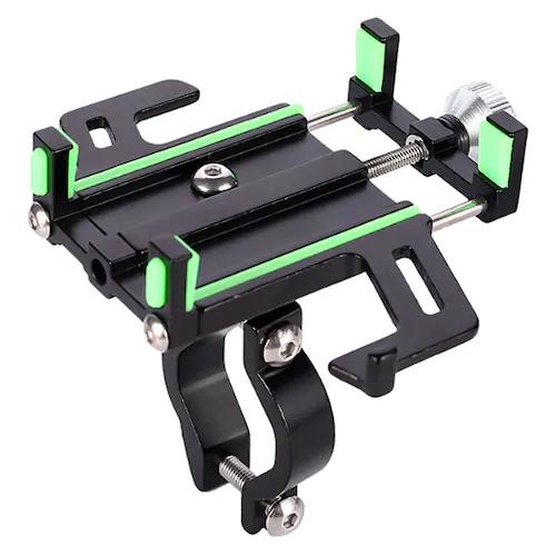 Five-Jaw Mobile Phone Holder Motorcycle Navigation Support Smartphone Bracket Green Phone Holder - Tophatter Daily Deals
