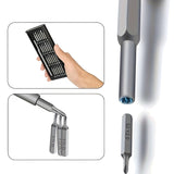 25-Piece Precision Screwdriver Set with S2 Steel Bits and Sliding Metal Case Home Improvement - Tophatter Daily Deals