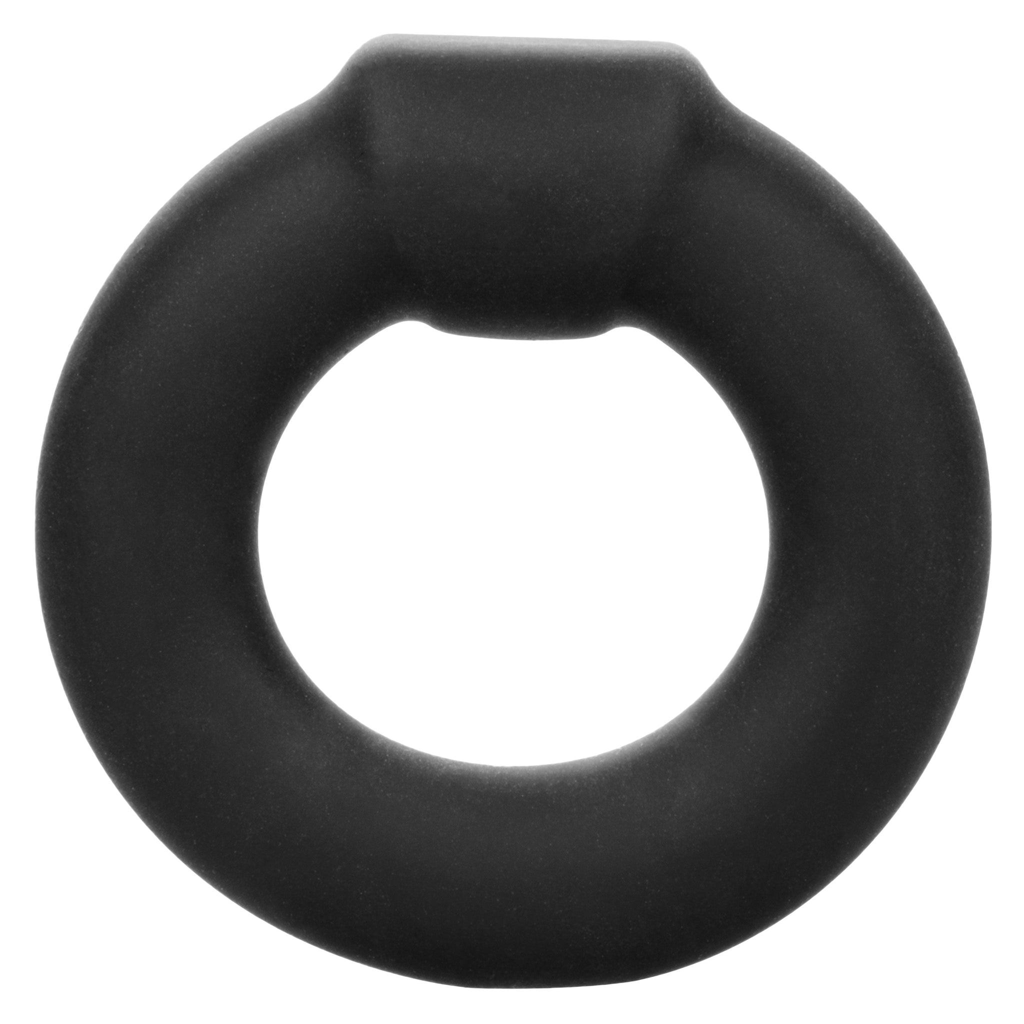 Alpha Liquid Silicone Optimum Ring Ultra Stretchy Black Size Medium > Cock Ring > Single - Tophatter Daily Deals