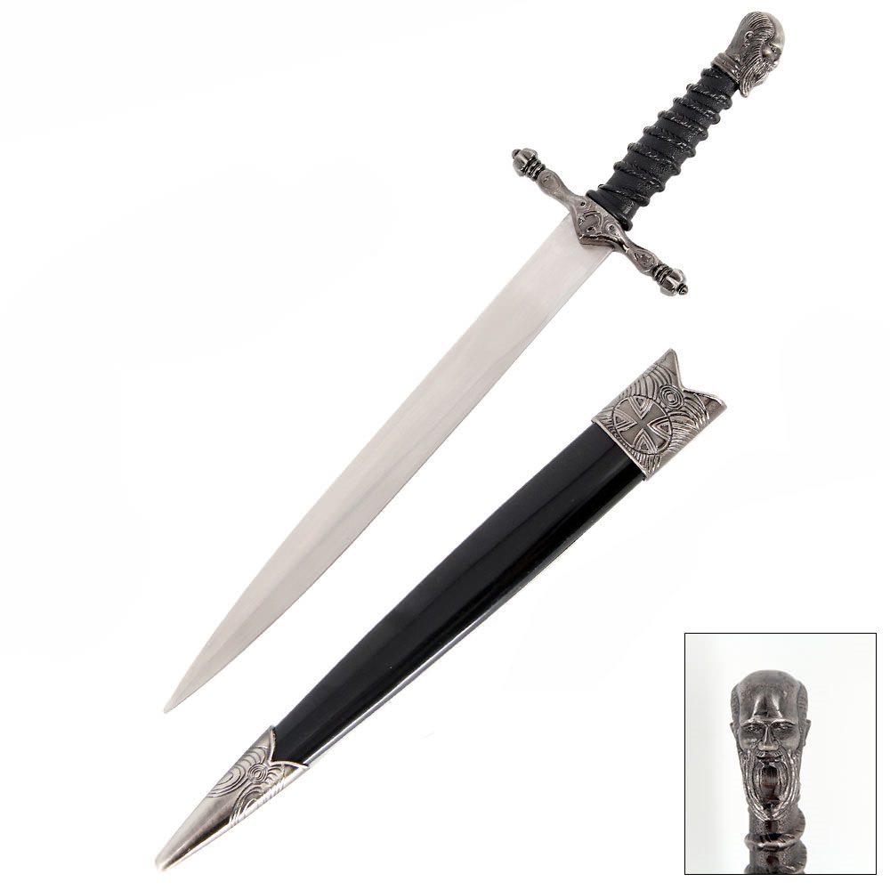13.5" Ojeda Knight Miniature Letter Opener Fantasy Short Sword Dagger Knife - Tophatter's Inc. Weapons Store Online Collectible Weapons - Tophatter Daily Deals