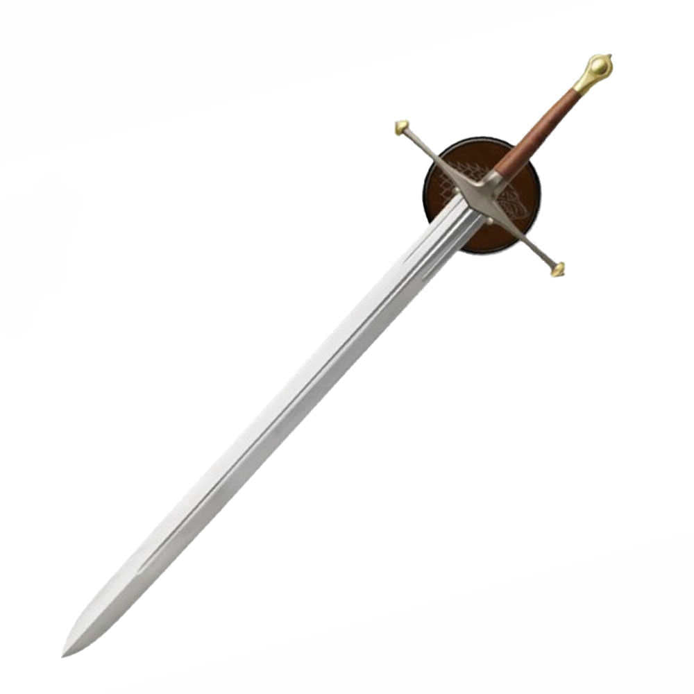 51" Medieval Excalibur Ancestral Replica Sword With Display Wall Plaque Collectible Weapons - Tophatter Daily Deals