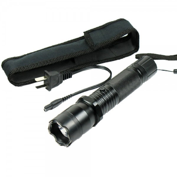 Guard Star 9.8MV Alloy Flashlight StunGun w/ 500 Lumen CREE LED Bulb SD-StunGun - Tophatter Daily Deals
