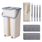 Flat Floor Mop Bucket Set Household Appliances - Tophatter Daily Deals