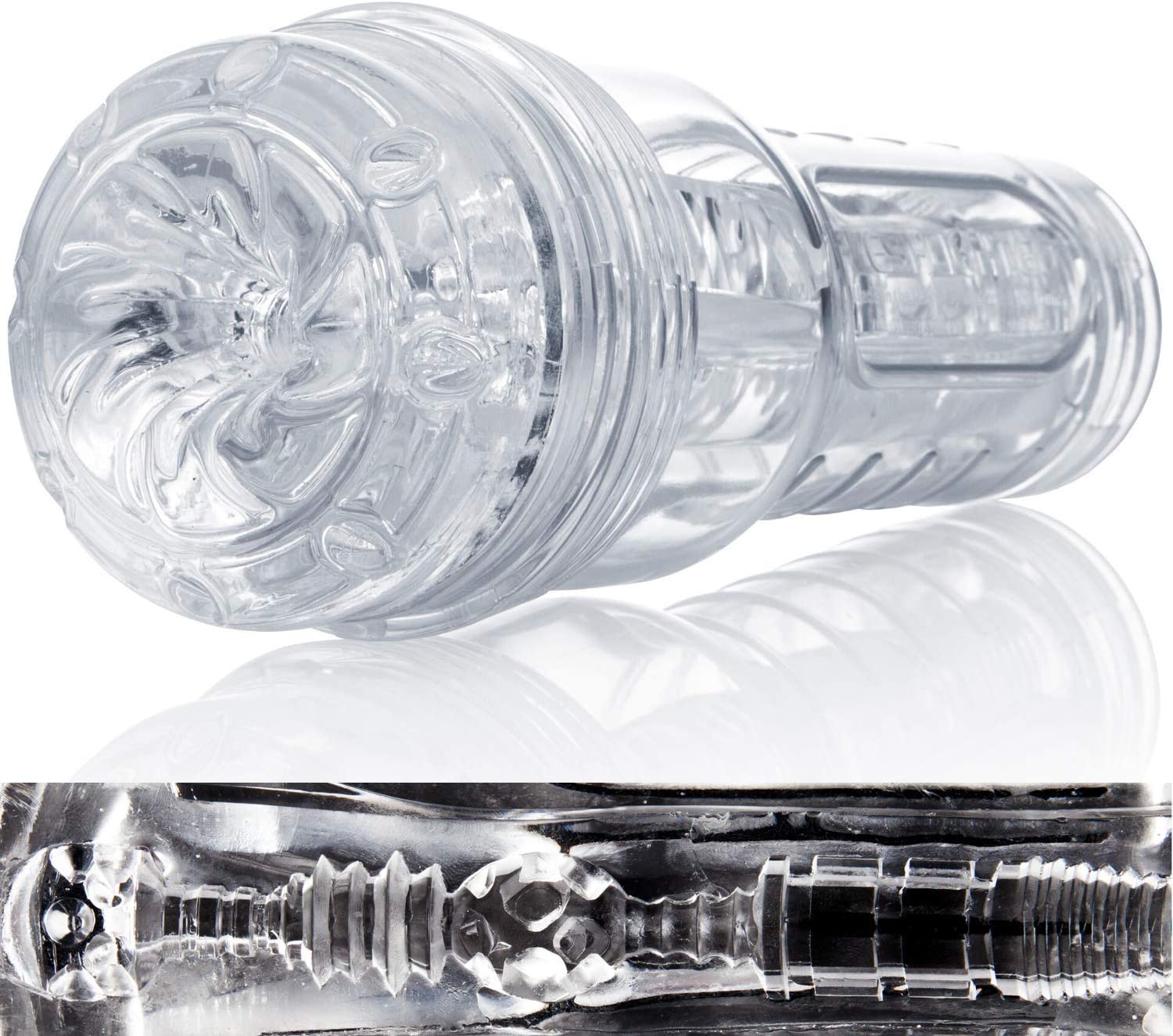 Fleshlight Go Torque Ice Masturbator Clear Crystal Ice Torque Fleshlight - Tophatter Daily Deals