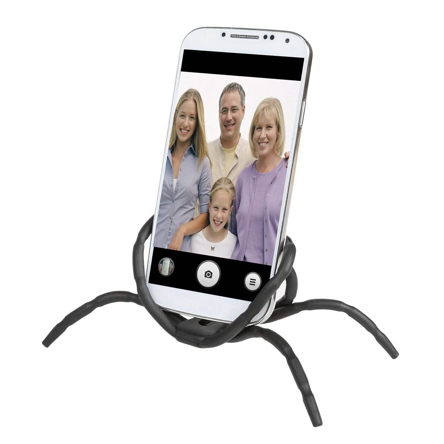 Flexible Spider Phone Stand Remote Cradle Mobile Accessories - Tophatter Daily Deals