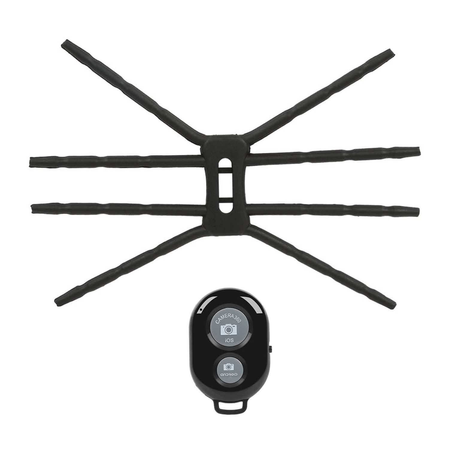 Flexible Spider Phone Stand Remote Cradle Mobile Accessories - Tophatter Daily Deals