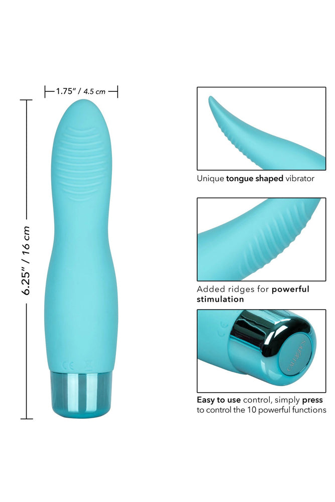 Cal Exotics - Eden - Flicker Vibrator - Teal Sex Toy - Tophatter Daily Deals
