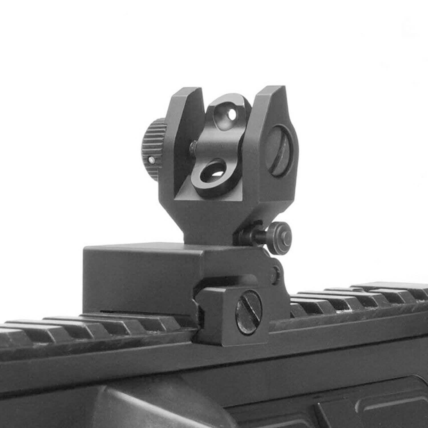 Flip Up Rear Front Aluminum Alloy Tactical Sight Set Tactical & Self Defense - Tophatter Daily Deals