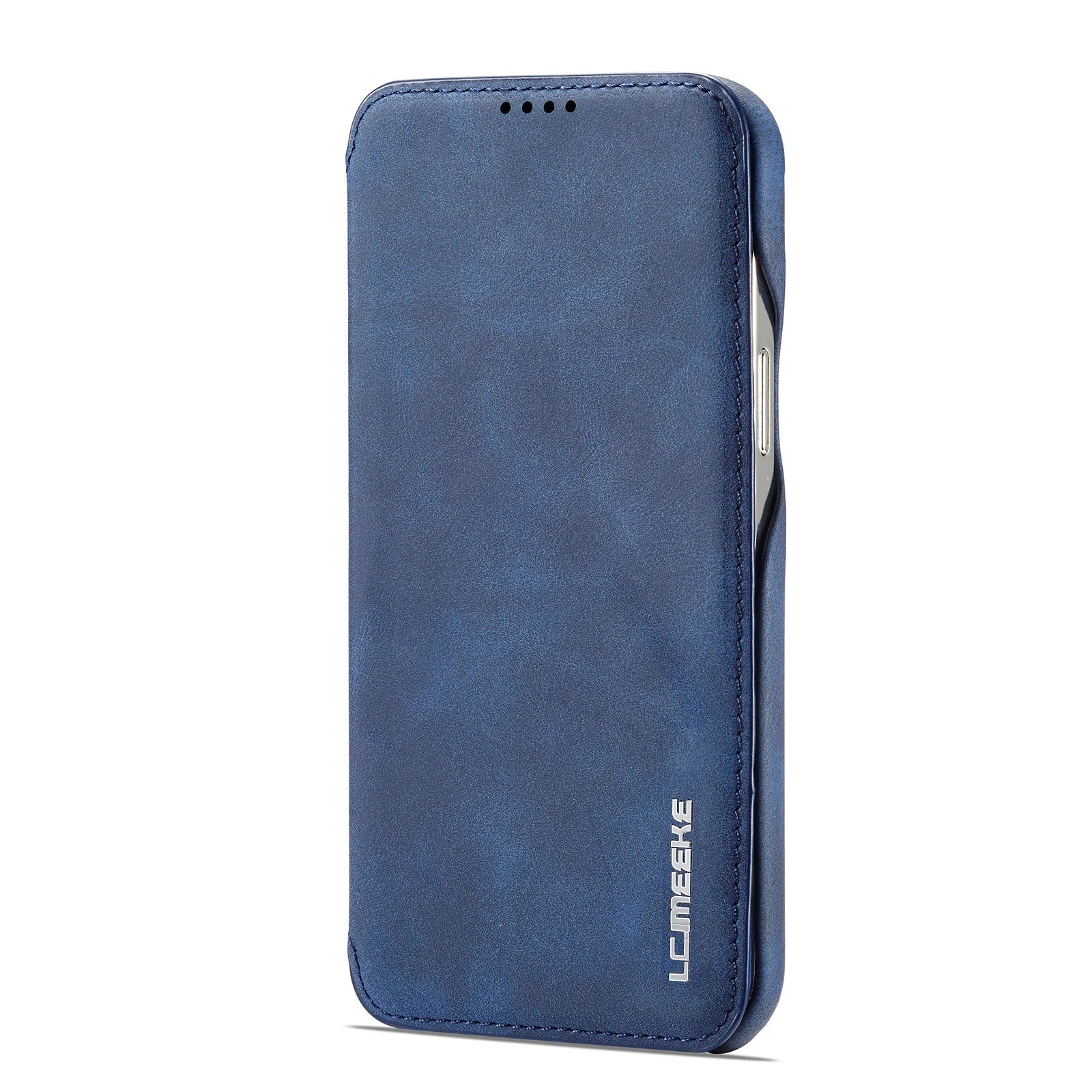 Leather Flip Wallet Phone Cover For iPhone Blue iPhone Cases - Tophatter Daily Deals