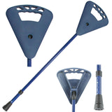Flipstick Straight Adjustable non-folding Seat Cane Sitting Canes - Tophatter Daily Deals