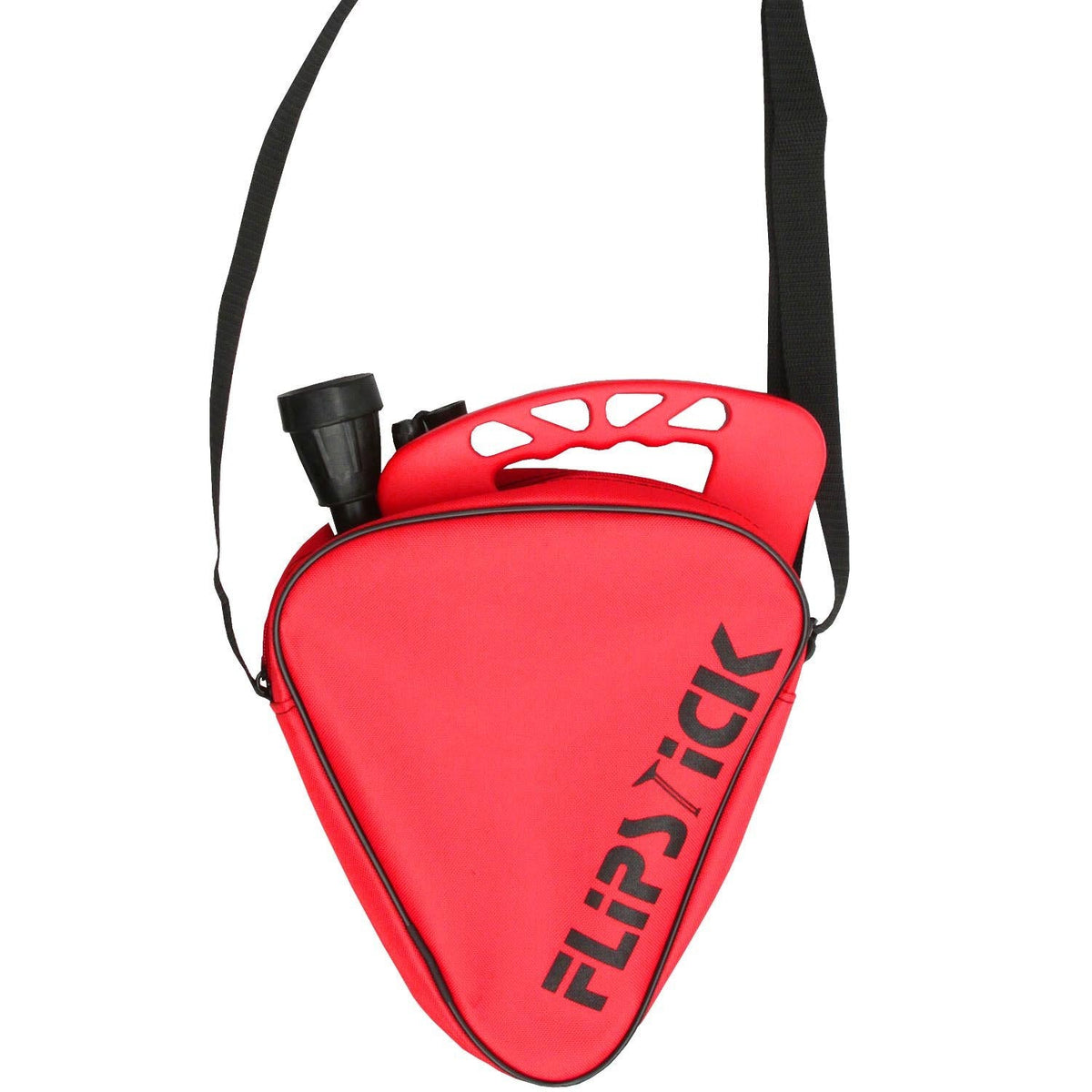 FlipStick Foldable Adjustable Seat Cane with Bag, Available in Black, Blue, and Red Sitting Canes - Tophatter Daily Deals