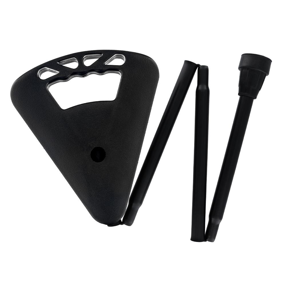 Flipstick: Folding Seat Cane Black - Incl. Bag, Non-Adj. Sitting Canes - Tophatter Daily Deals