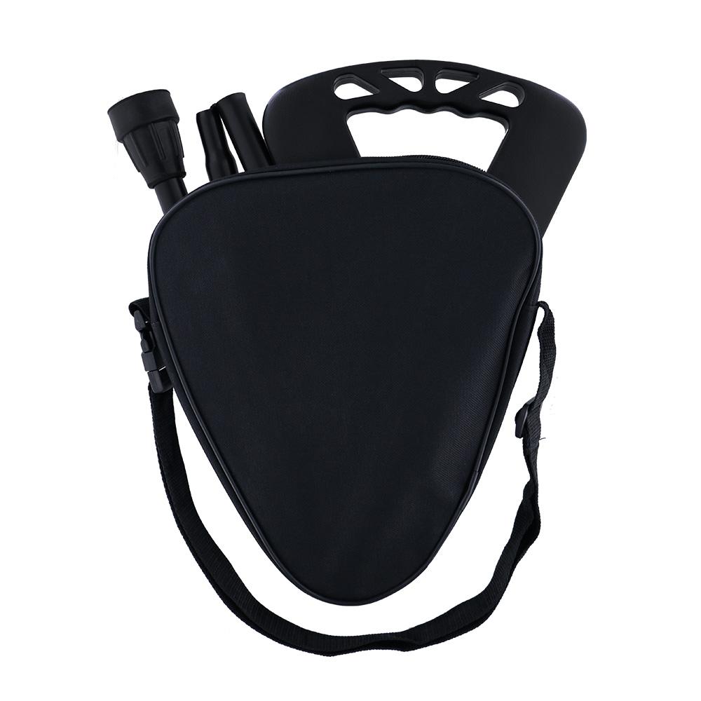 Flipstick: Folding Seat Cane Black - Incl. Bag, Non-Adj. Sitting Canes - Tophatter Daily Deals