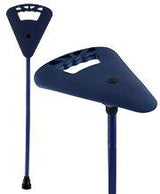 Flipstick Straight Non-Adjustable Seat Cane - Blue Sitting Canes - Tophatter Daily Deals