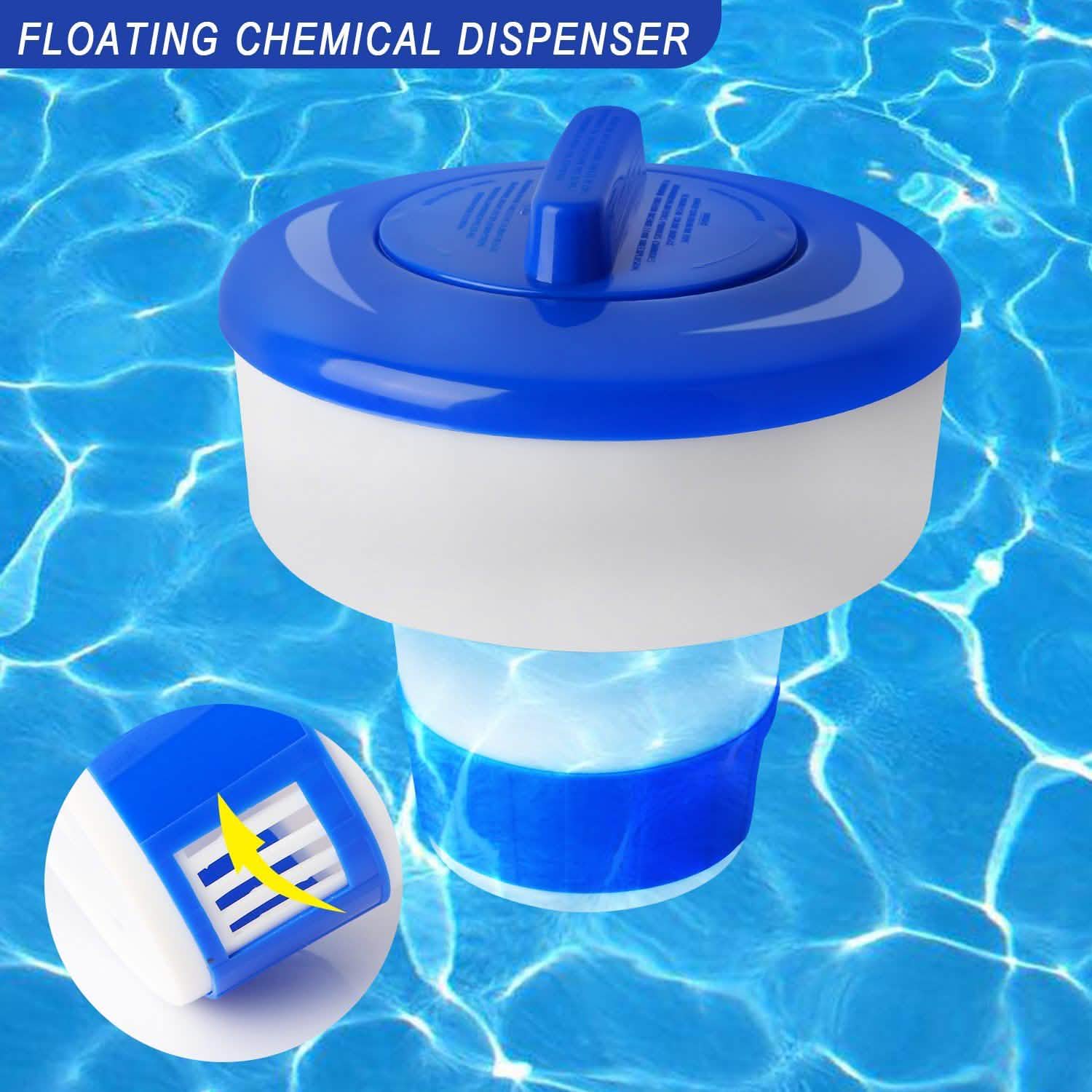 Floating Pool Chlorine Dispenser Outdoor Recreation - Tophatter Daily Deals