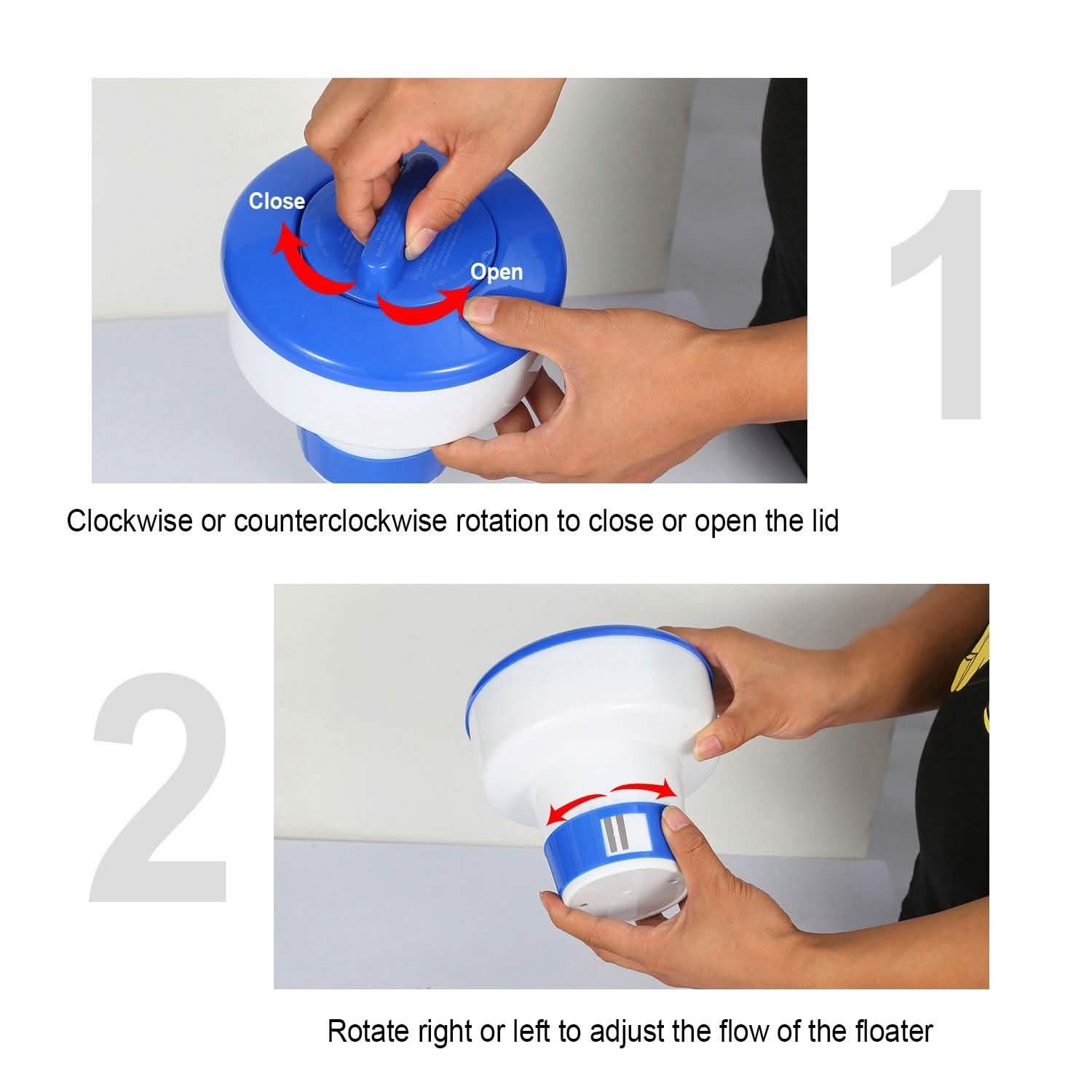 Floating Pool Chlorine Dispenser Outdoor Recreation - Tophatter Daily Deals