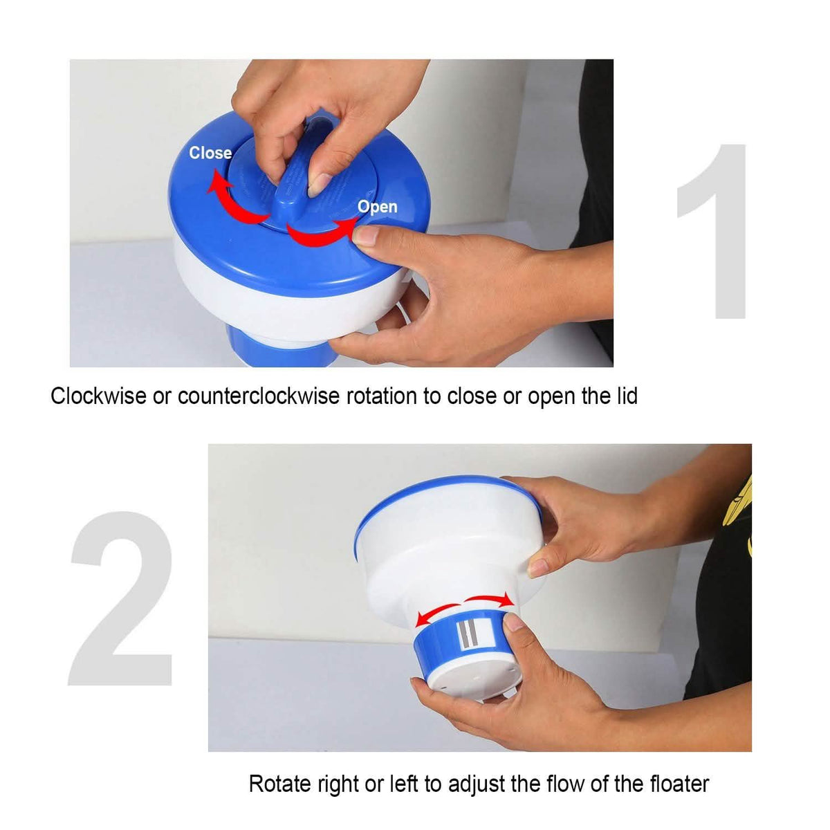 Floating Pool Chlorine Dispenser Outdoor Recreation - Tophatter Daily Deals