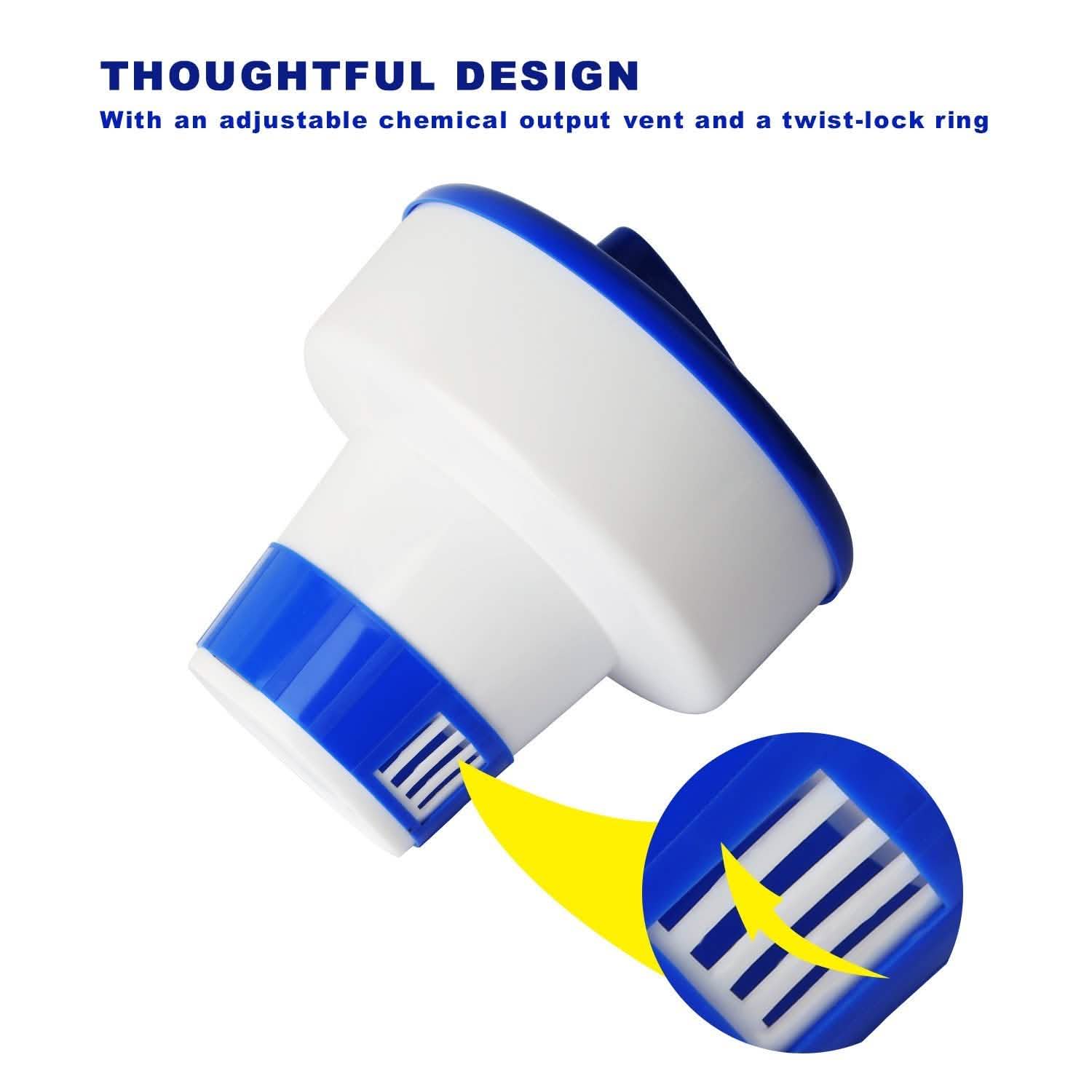 Floating Pool Chlorine Dispenser Outdoor Recreation - Tophatter Daily Deals