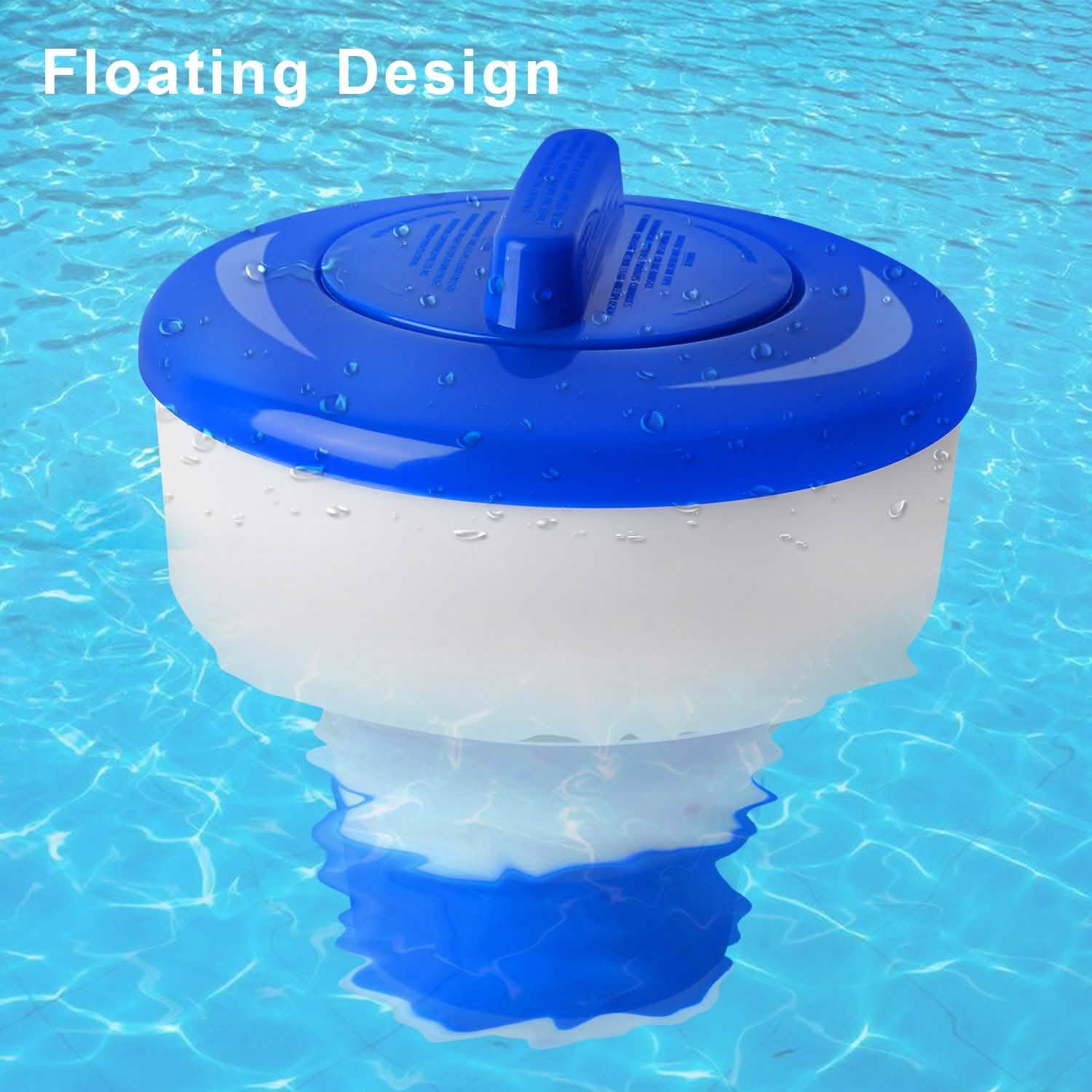 Floating Pool Chlorine Dispenser Outdoor Recreation - Tophatter Daily Deals