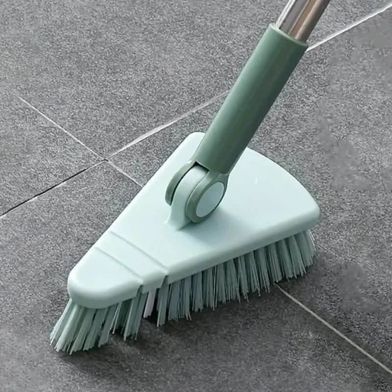 Floor Scrub Brush Long Handle Detachable Stiff Bristles Blue Household Appliances - Tophatter Daily Deals