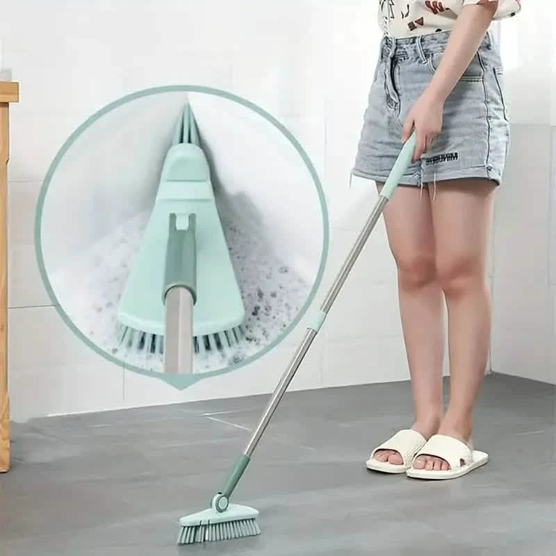 Floor Scrub Brush Long Handle Detachable Stiff Bristles Household Appliances - Tophatter Daily Deals