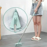 Floor Scrub Brush Long Handle Detachable Stiff Bristles Household Appliances - Tophatter Daily Deals